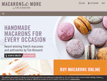 Tablet Screenshot of macaronsandmore.com